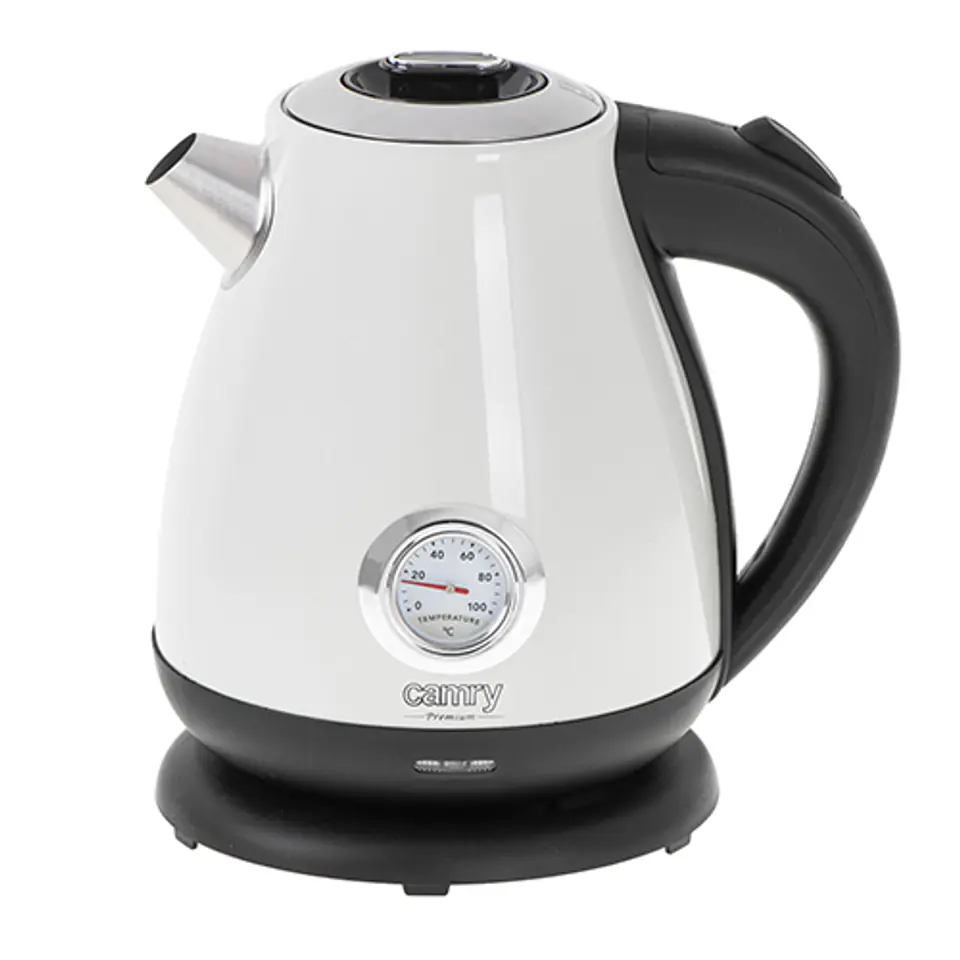 ⁨CR 1344 white Electric kettle with thermometer 1,7l⁩ at Wasserman.eu