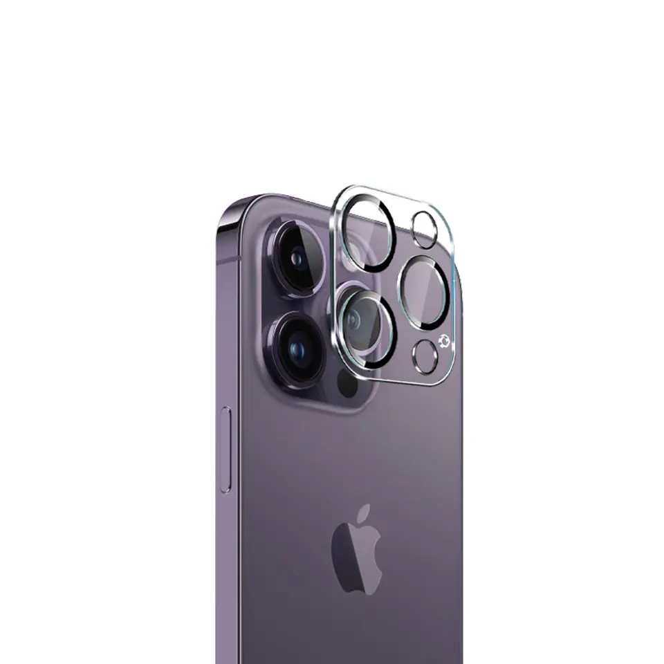 ⁨Crong Lens Shield - Szkło na aparat i obiektyw iPhone 14 Pro / iPhone 14 Pro Max⁩ w sklepie Wasserman.eu