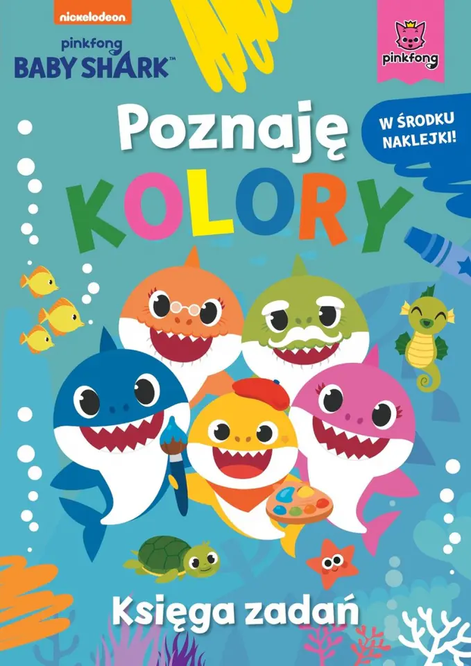 Baby Shark book. I recognize the colors. Book of quests at Wasserman.eu