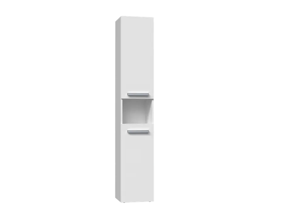 ⁨BATHROOM CABINET BOOKCASE NEL POST AND WHITE MATT⁩ at Wasserman.eu