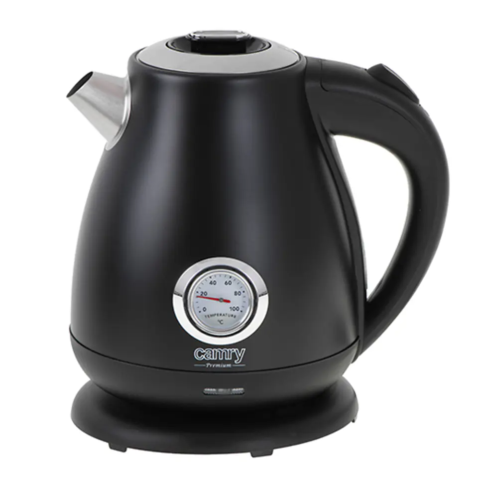 ⁨CAMRY CR 1344b electric kettle black⁩ at Wasserman.eu