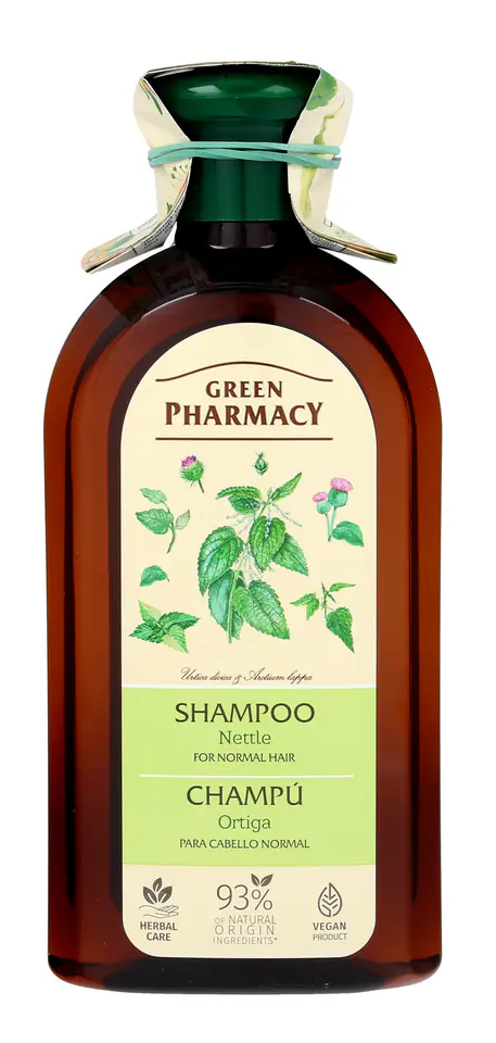 ⁨Green Pharmacy Szampon do włosów normalnych z ekstraktem z Pokrzywy - 350ml⁩ w sklepie Wasserman.eu