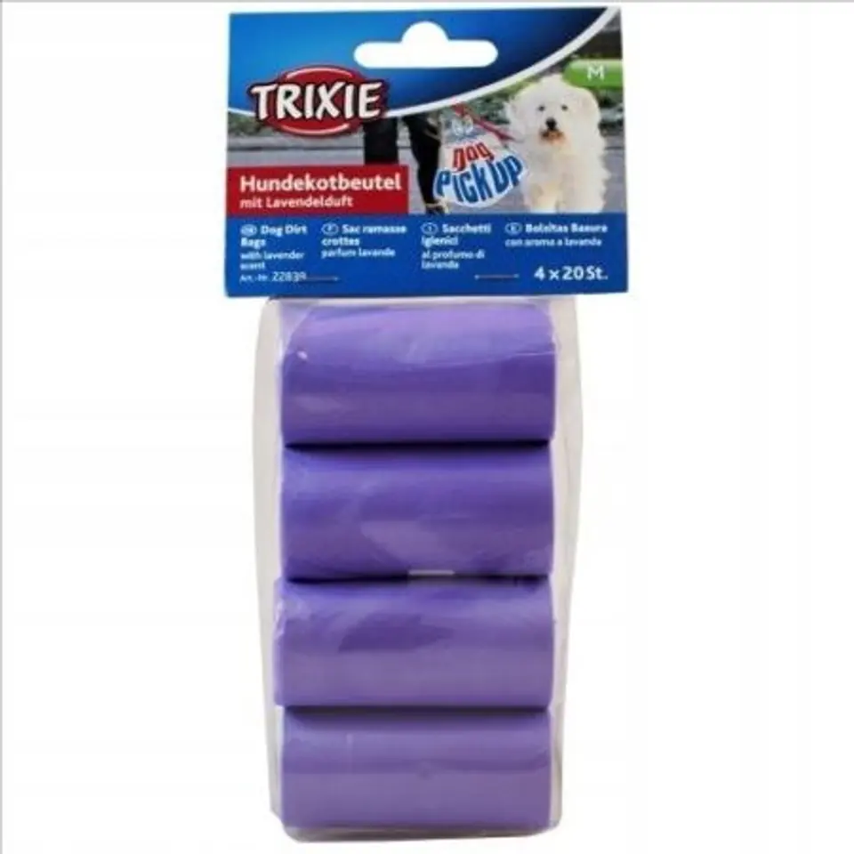 ⁨TRIXIE Doggy Pick Up - Droppings bags - 4x20⁩ at Wasserman.eu