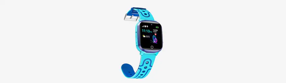 ⁨Smartwatch dla dzieci GoGPS K17 (czarny)⁩ w sklepie Wasserman.eu