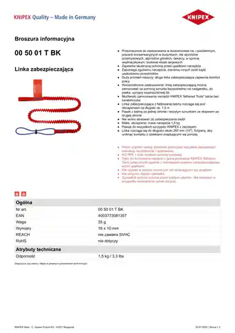 ⁨SAFETY CABLE 1.5M⁩ at Wasserman.eu