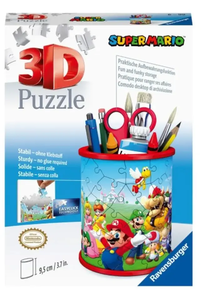 ⁨Puzzle 54 elementy 3D Przybornik, Super Mario⁩ w sklepie Wasserman.eu