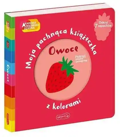 ⁨Książeczka pachnąca Akdemia Mądrego Dziecka Owoce⁩ w sklepie Wasserman.eu