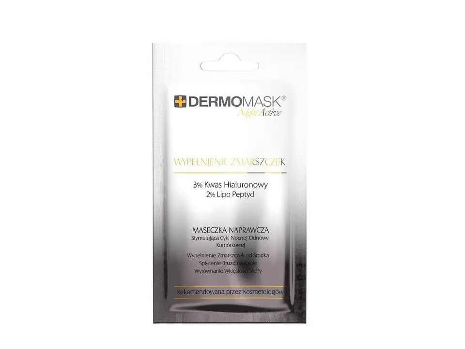 ⁨L`BIOTICA Dermomask Night Active Maseczka naprawcza na twarz - Wypełnienie Zmarszczek 12ml⁩ w sklepie Wasserman.eu