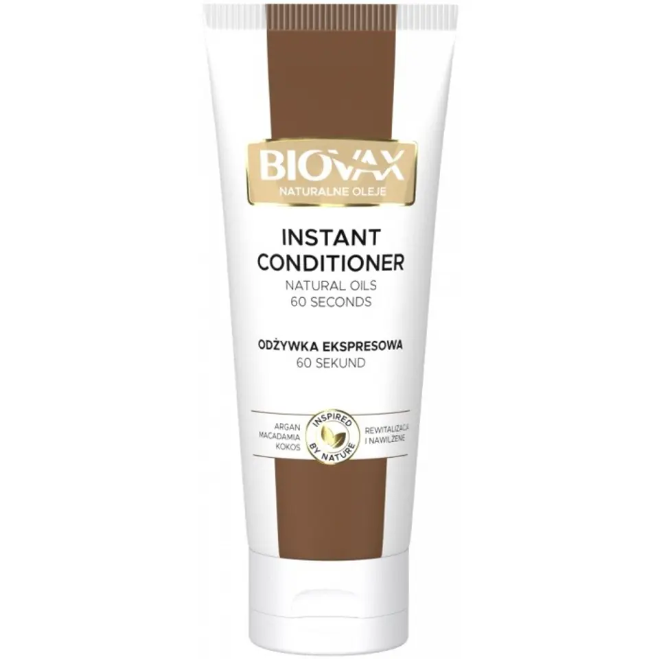 ⁨L'BIOTICA Biovax Hair Express Hair Conditioner - Natural Oils 200ml⁩ at Wasserman.eu