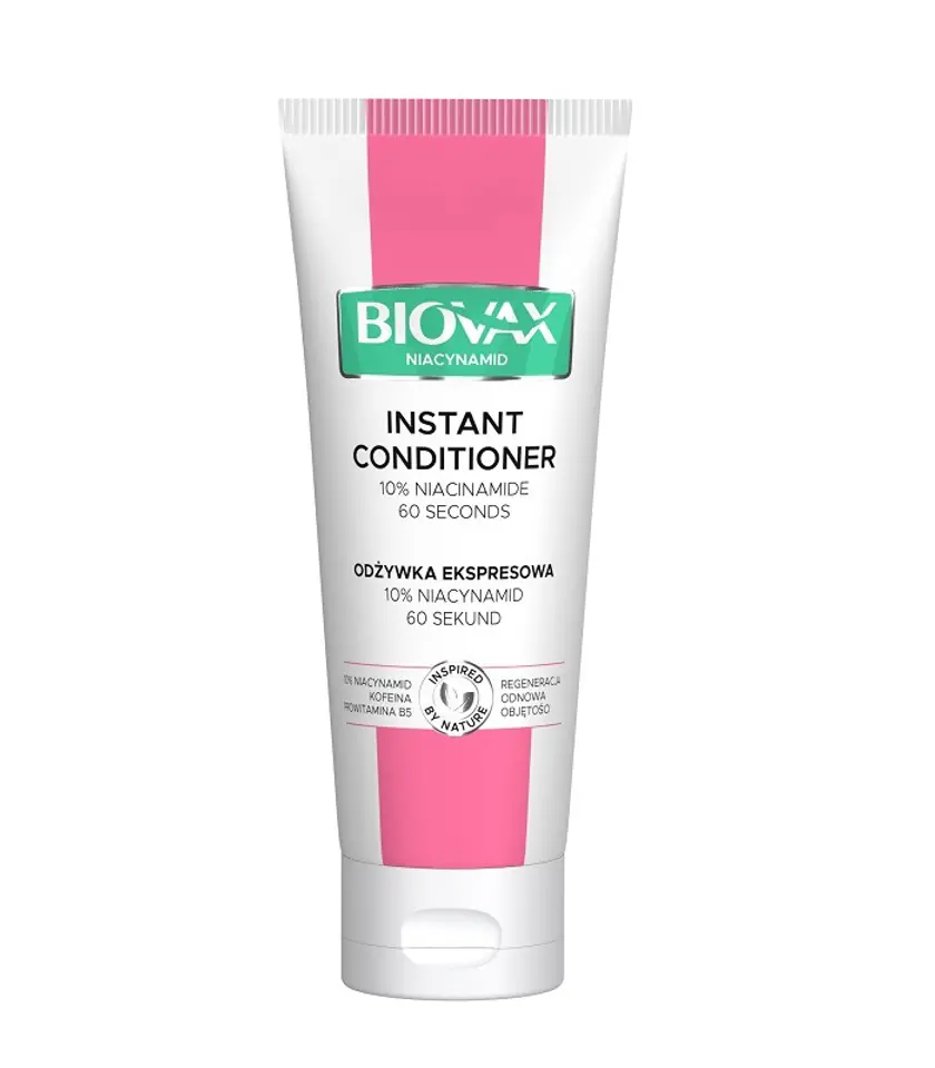 ⁨L'BIOTICA Biovax Niacinamide Express Hair Conditioner 10% Niacinamide - 60 seconds 200ml⁩ at Wasserman.eu