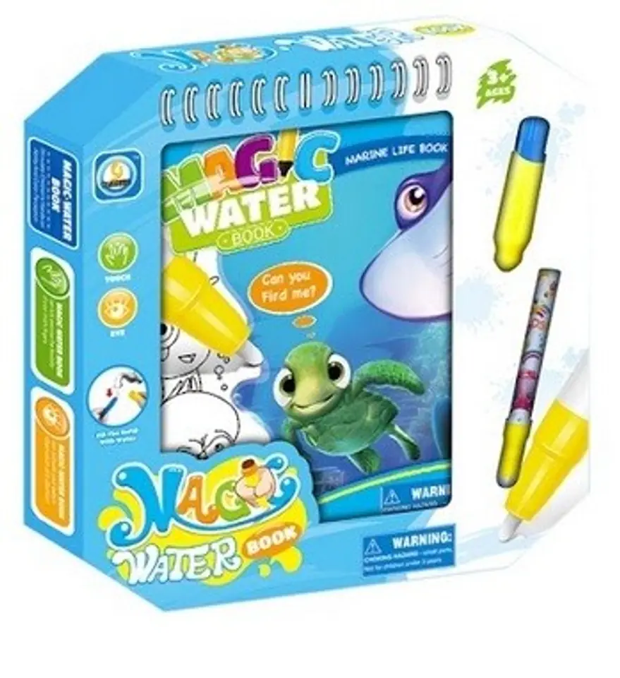 Booklet with water pen - Sea animals at Wasserman.eu