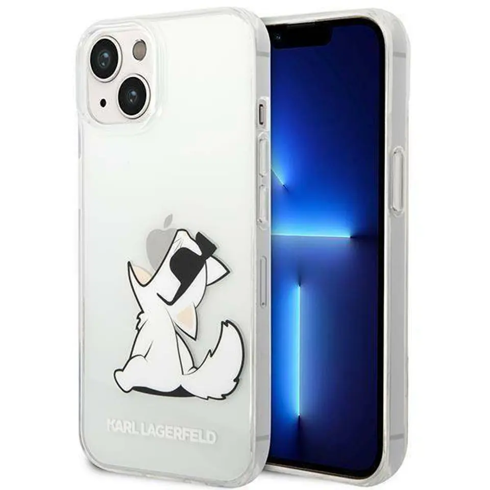 ⁨Karl Lagerfeld KLHCP14MCFNRC iPhone 14 Plus 6,7" hardcase transparent/transparent Choupette Fun⁩ at Wasserman.eu