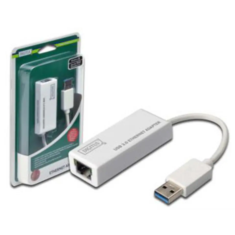 ⁨Adapter DIGITUS DN-3023 (USB 3.0; 1x 10/100/1000Mbps)⁩ w sklepie Wasserman.eu