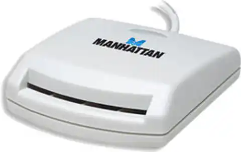 ⁨Czytnik kart pamięci MANHATTAN USB 1.1 172844⁩ w sklepie Wasserman.eu