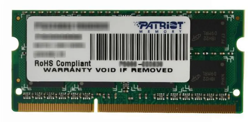 Patriot Memory 4GB PC3-12800 memory module DDR3 1600 MHz at Wasserman.eu