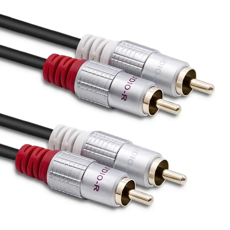 ⁨Cable 2xRCA male 2xRCA male⁩ at Wasserman.eu