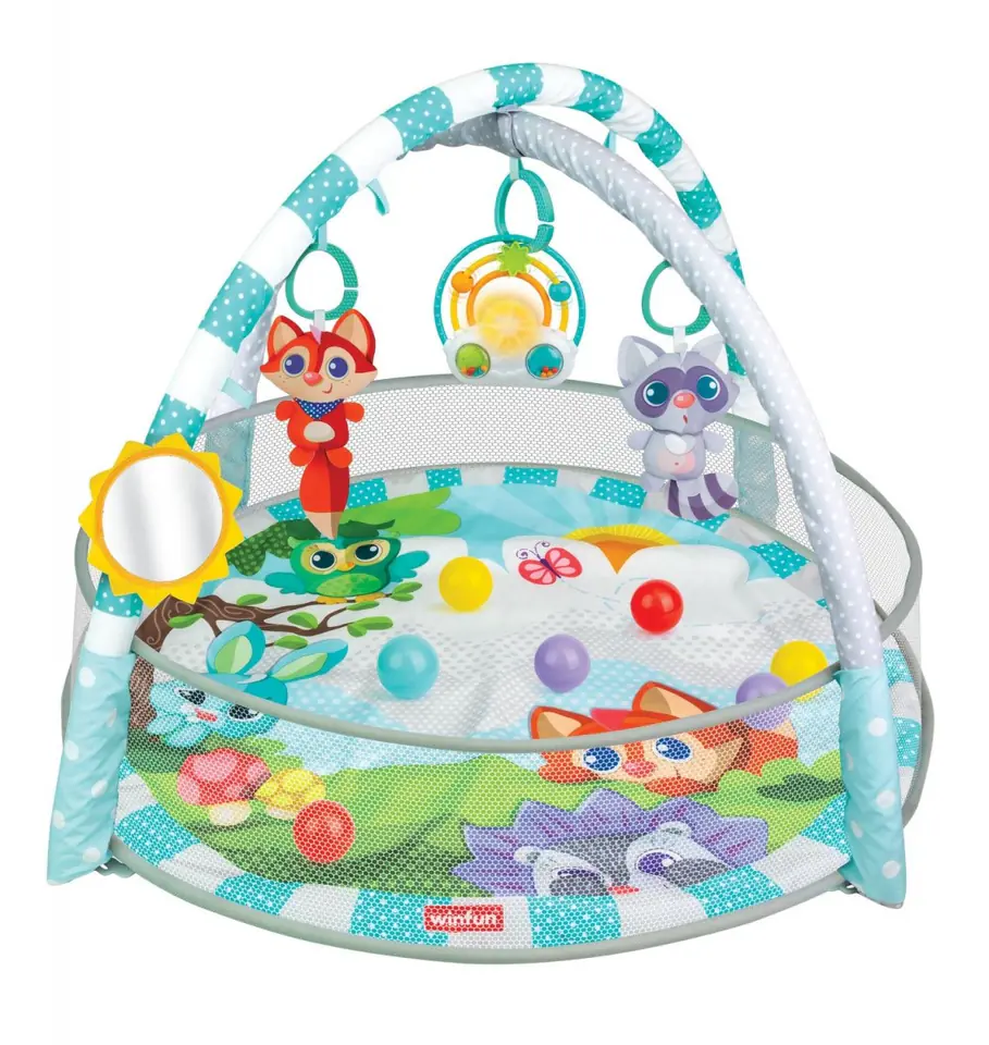 Educational mat with balls playpen at Wasserman.eu