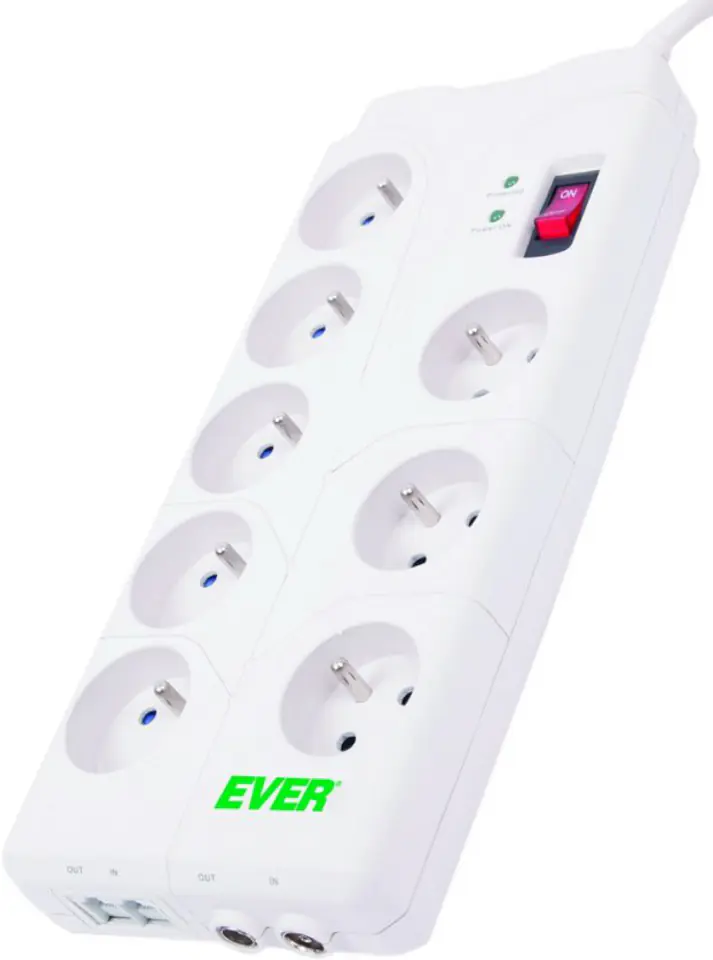 ⁨Power strip EVER Home (2 m) T/LZ05-HOM019/0000⁩ at Wasserman.eu