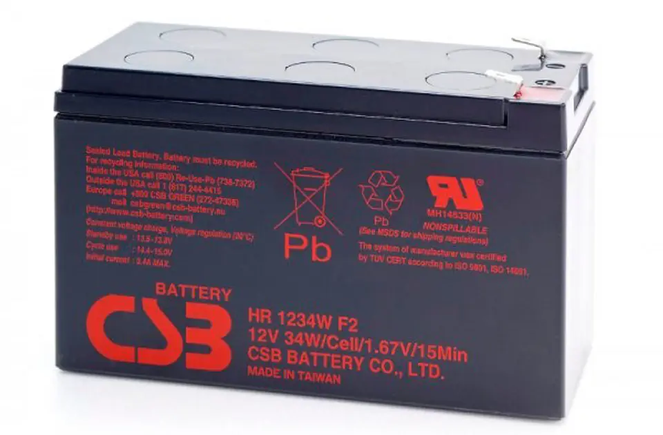 ⁨Battery for CSB HR 1234WF2 uninterruptible power supply⁩ at Wasserman.eu