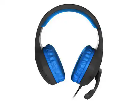 ⁨Słuchawki z mikrofonem NATEC Czarno-niebieski NSG-0901⁩ w sklepie Wasserman.eu