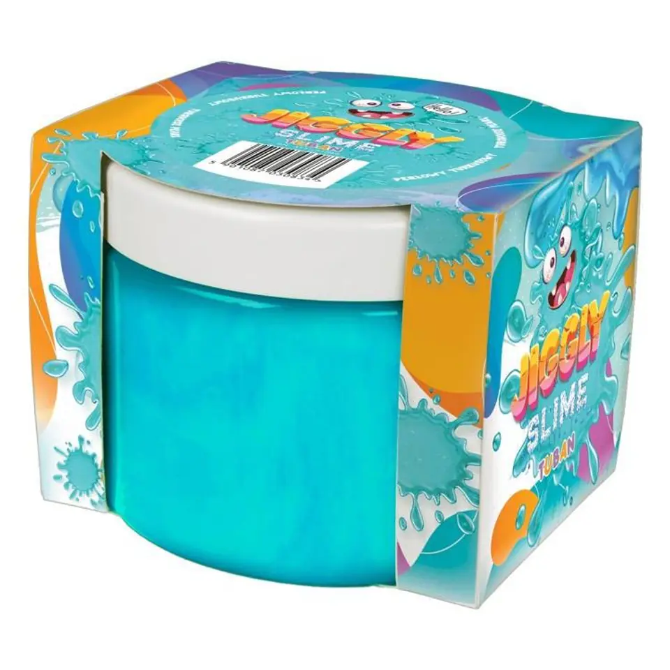 ⁨TUBAN Jiggly Slime - turquoise pearl 500g⁩ at Wasserman.eu