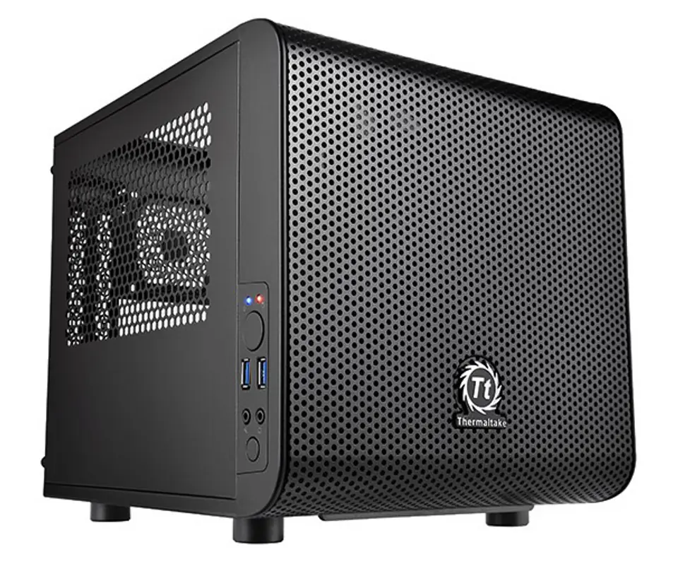 Core V1 MiniITX IS UB3.0 Window (1x200mm), black at Wasserman.eu