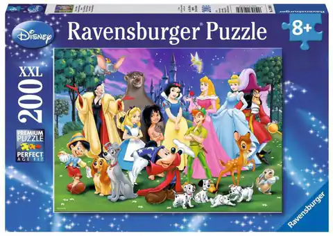 ⁨Puzzle 200 elementów Disney, Ulubione postacie z bajek⁩ w sklepie Wasserman.eu