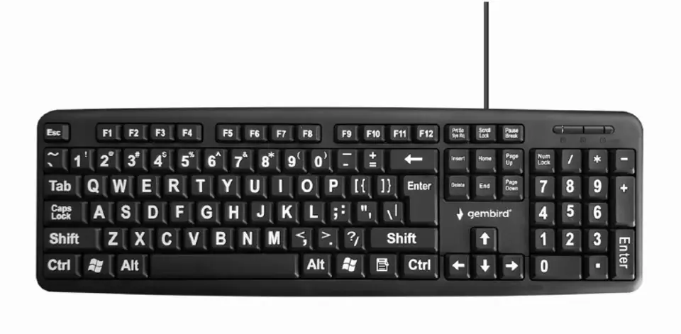 ⁨Standard keyboard USB for senior⁩ at Wasserman.eu