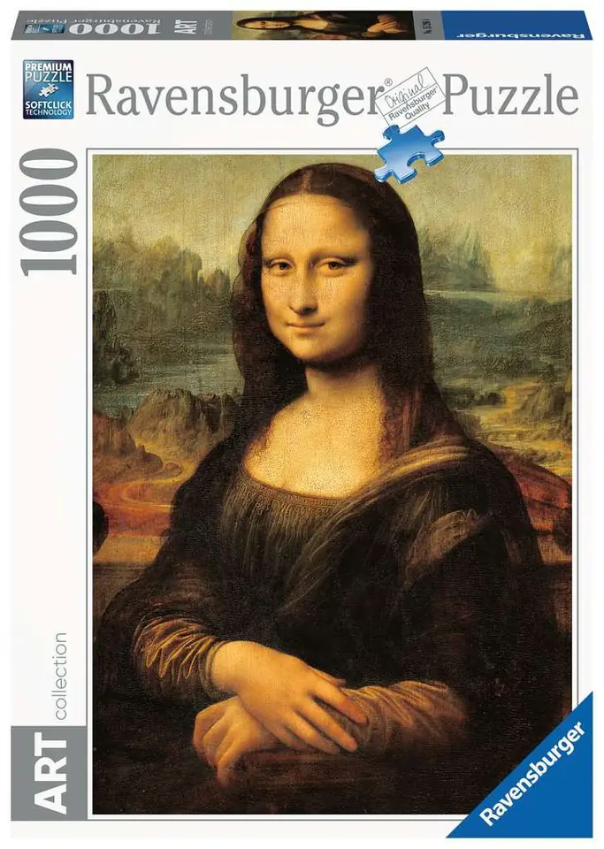 ⁨Puzzle 1000 elementów Art Collection Mona Lisa⁩ w sklepie Wasserman.eu