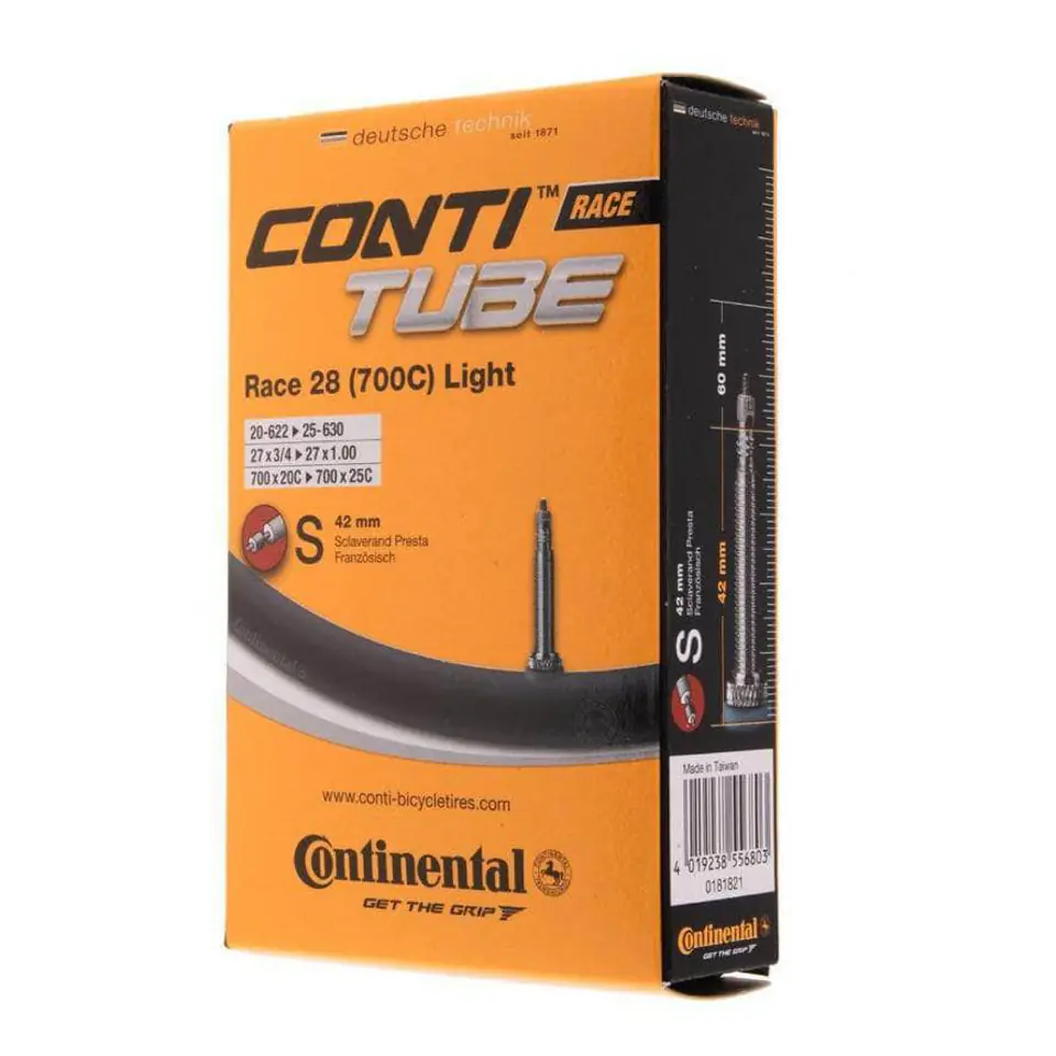 Continental dętka szosa Race 28 Light 18-25x700 S42mm 70g w sklepie Wasserman.eu