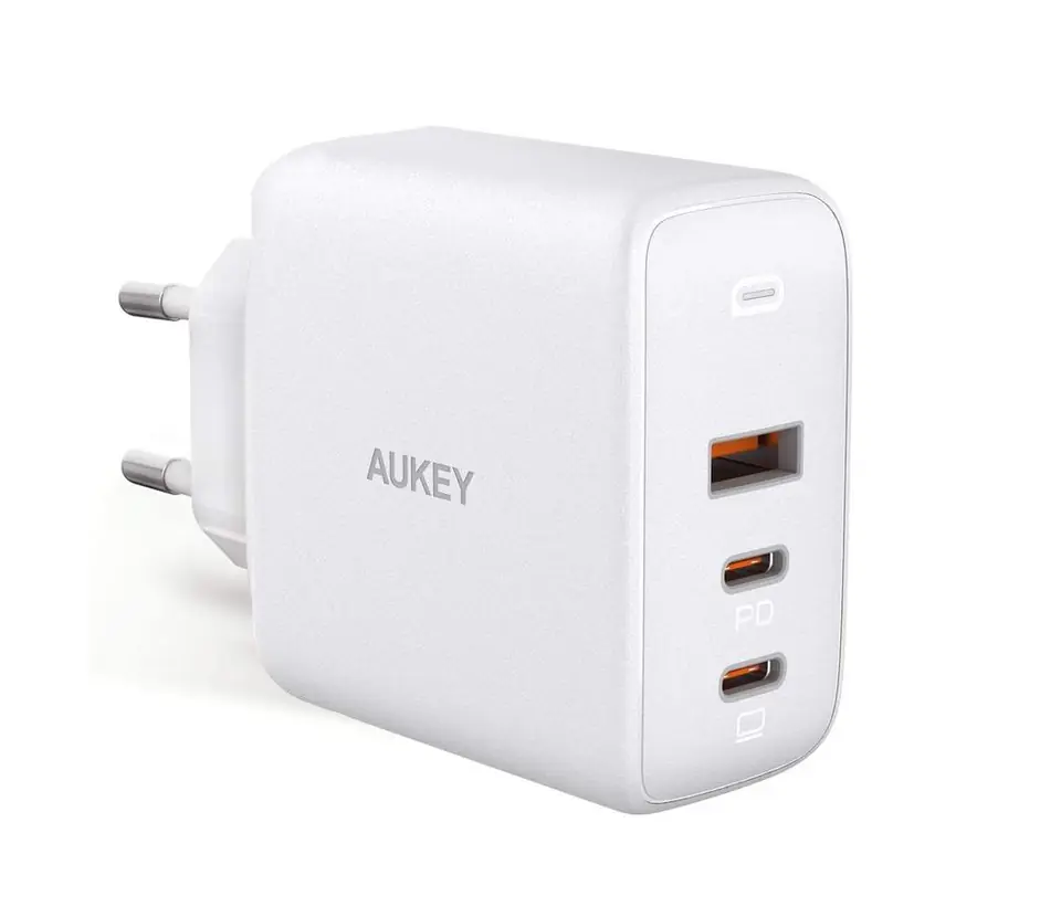 ⁨AUKEY PA-B6S White Omni a Mix GaN ultrafast Wal⁩ at Wasserman.eu