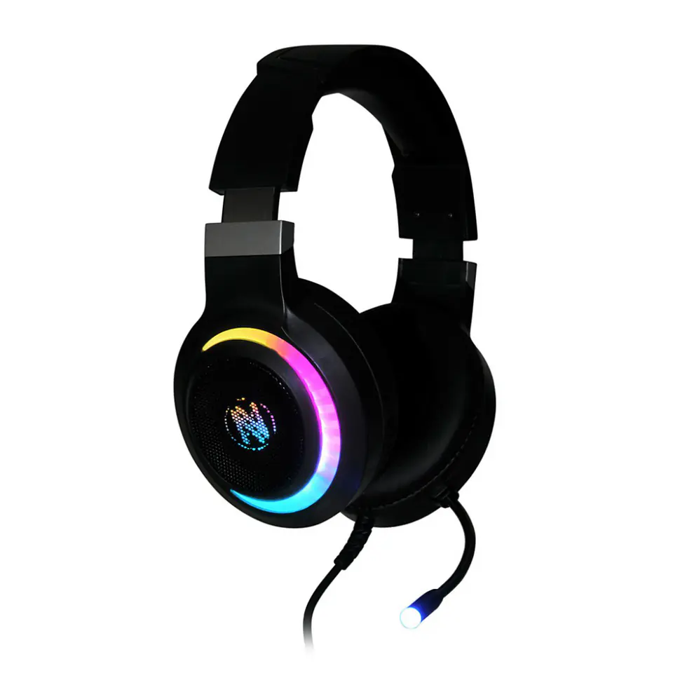 ⁨HEADPHONES WITH MICROPHONE I-BOX X10 GAMING, USB 7.1, RGB⁩ at Wasserman.eu