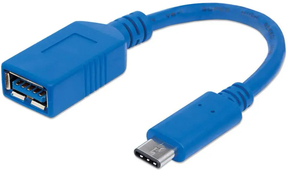 ⁨Kabel USB MANHATTAN microUSB 3.0 0.15⁩ w sklepie Wasserman.eu
