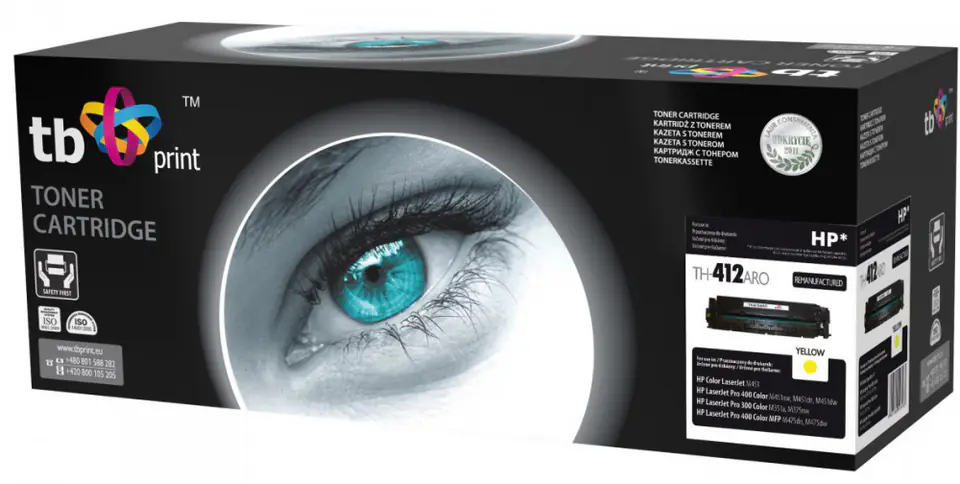 Kaseta z tonerem TB PRINT TH-412ARO Zamiennik HP CE412A TH-412ARO w sklepie Wasserman.eu