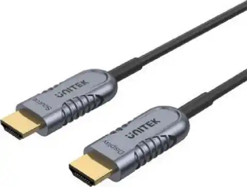 ⁨UNITEK CABLE HDMI 2.1 AOC, 8K, 4K120HZ, 15M, C11029DGY⁩ at Wasserman.eu