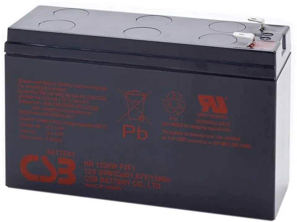 ⁨Bateria do zasilacza awaryjnego CSB HR 1224WF2⁩ w sklepie Wasserman.eu