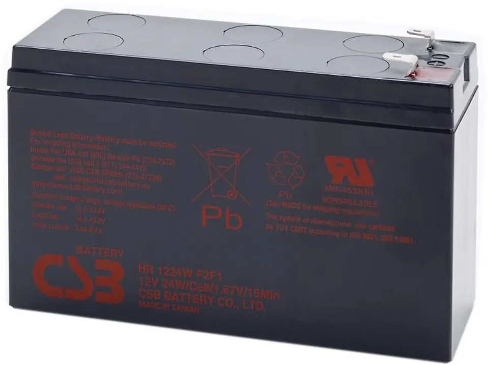 ⁨Battery for CSB HR 1224WF2 uninterruptible power supply⁩ at Wasserman.eu