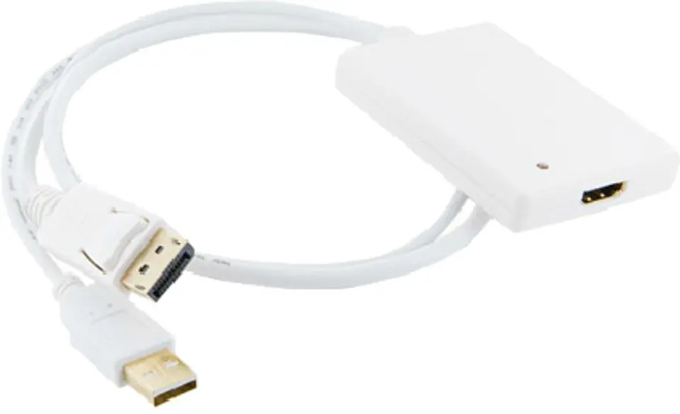 ⁨Adapter 4WORLD DisplayPort - USB - HDMI (wtyk-wtyk-gniazdo) 08754 DisplayPort - USB - HDMI (wtyk-wtyk-gniazdo)⁩ w sklepie Wasserman.eu