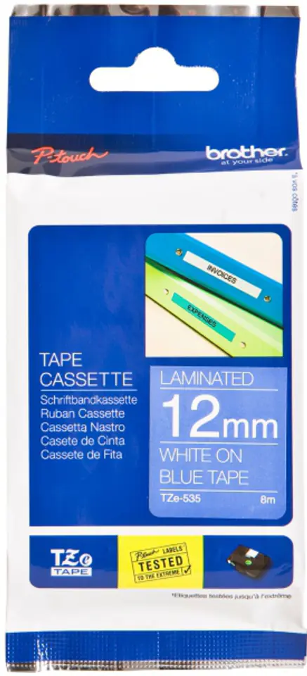 ⁨BROTHER Tape Laminated White TZe-535⁩ at Wasserman.eu