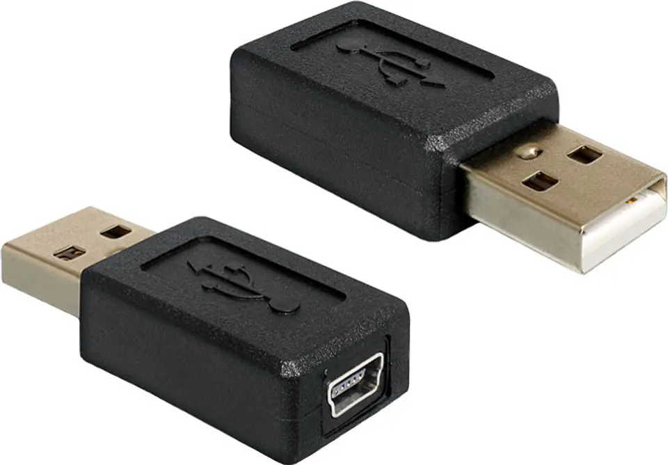 Adapter DELOCK Mini USB B 5-pin - USB A F/M 65094 mini USB - USB w sklepie Wasserman.eu
