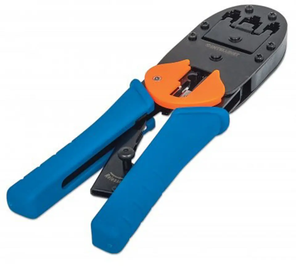 ⁨Intellinet Universal Modular Plug Crimping Tool, For RJ45, RJ12 and RJ11 modular plugs⁩ at Wasserman.eu