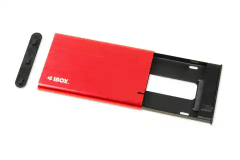 ⁨iBox HD-05 HDD/SSD enclosure Red 2.5"⁩ at Wasserman.eu