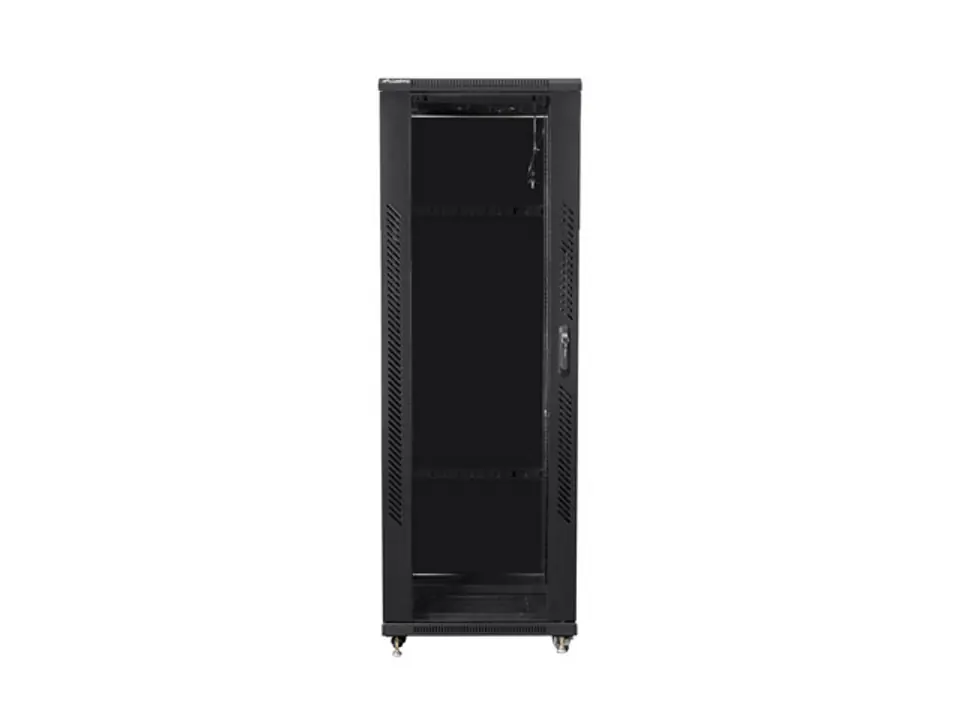 ⁨SZAFA INSTALACYJNA RACK STOJĄCA 19" 47U 800X800 CZARNA LANBERG (FLAT PACK)⁩ w sklepie Wasserman.eu