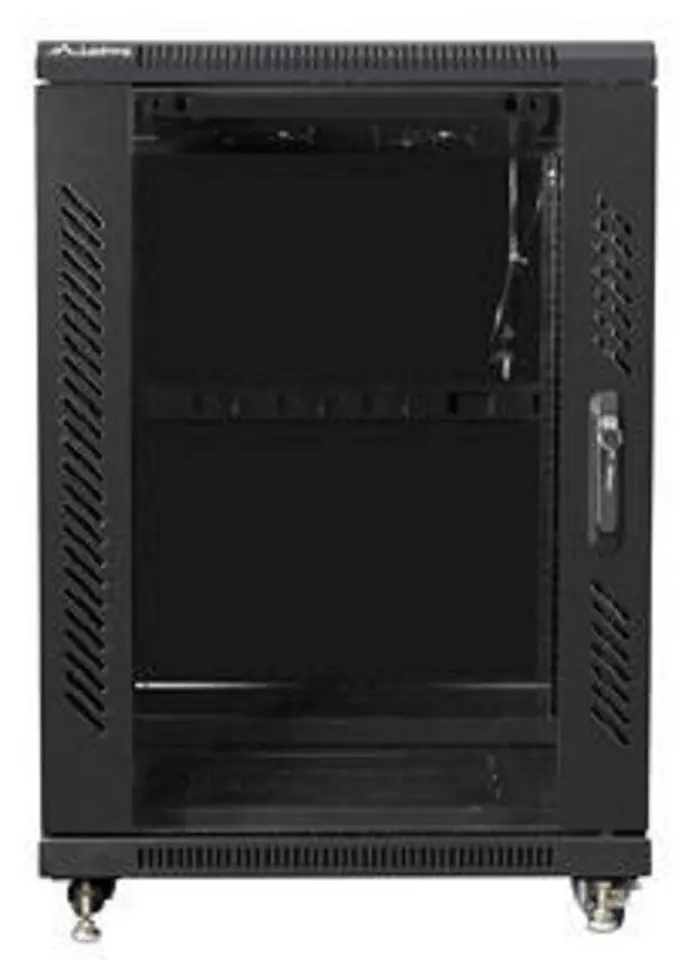 ⁨FLOOR-STANDING RACK CABINET 19" 15U 600X800 BLACK LANBERG (FLAT PACK)⁩ at Wasserman.eu