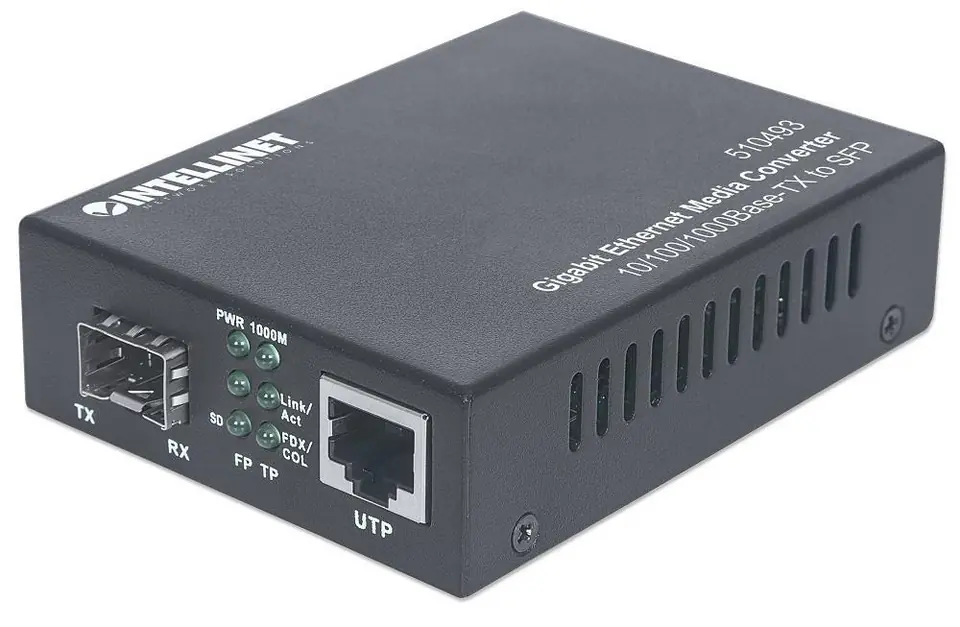 ⁨Media Converter 10/100/ 1000BASE-TX-SLOT SFP GBIC⁩ at Wasserman.eu