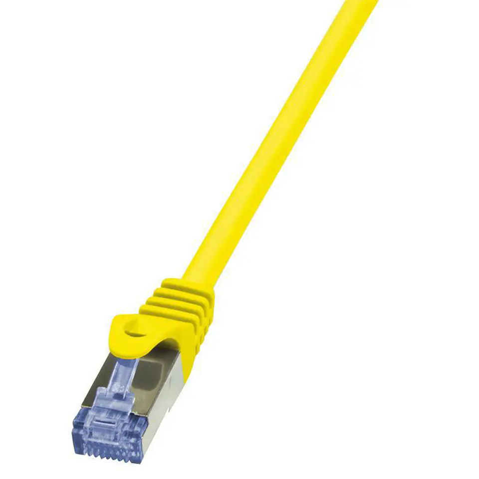 ⁨LOGILINK S/FTP Cat.6a 1 m Yellow 1 Patchcord⁩ at Wasserman.eu