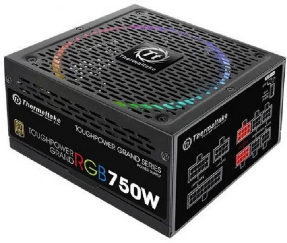 ⁨Power supply -Toughpower Grand RGB Sync 750W Mod.(80+ Gold, 4xPEG, 140mm)⁩ at Wasserman.eu