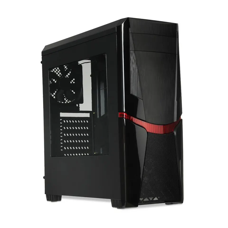iBox ORCUS X14 Midi ATX Tower Black at Wasserman.eu