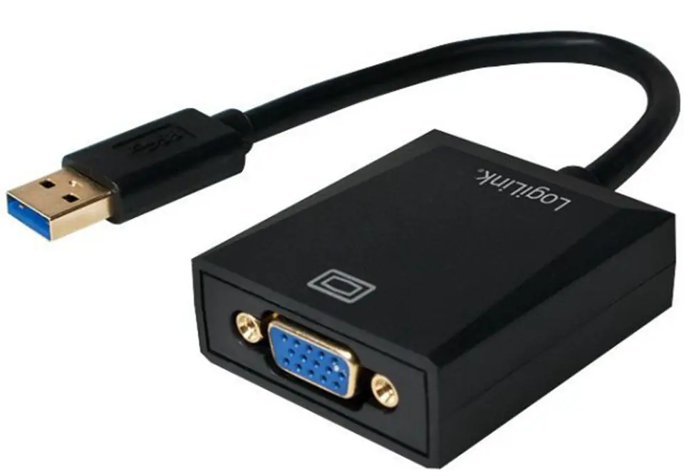 Adapter LOGILINK USB 3.0 - VGA UA0231 USB 3.0 - VGA w sklepie Wasserman.eu