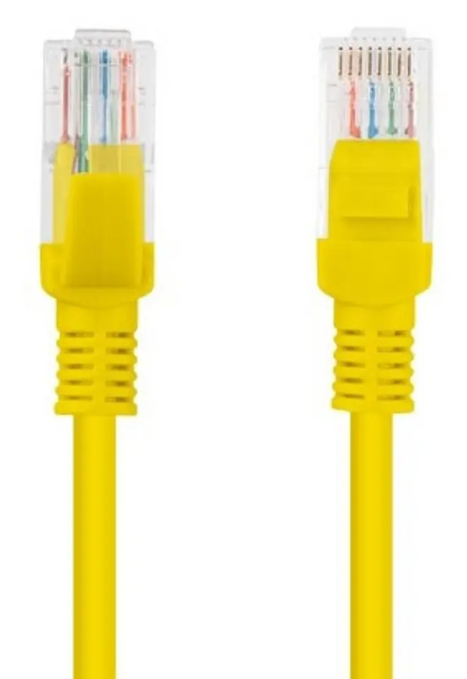 ⁨LANBERG PCU6-10CC-0200-Y 2 Patchcord⁩ w sklepie Wasserman.eu